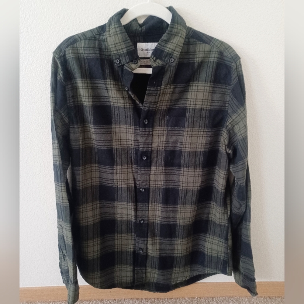 Goodfellow & Co. Green Plaid Men's Shirt